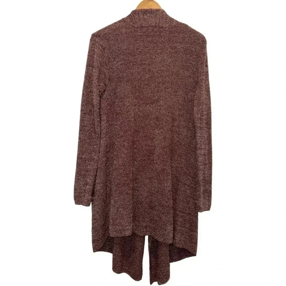 BAREFOOT DREAMS Cozychic Lite Island Wrap Open Cardigan Vintage Rosewood Small - Picture 3 of 8